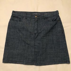 Croft&Barrow Jean Skirt - Size 12